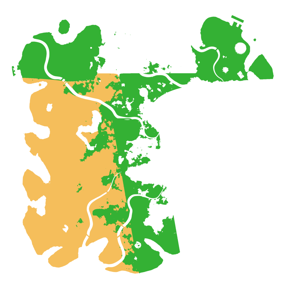 Biome Rust Map: Procedural Map, Size: 4500, Seed: 434449881