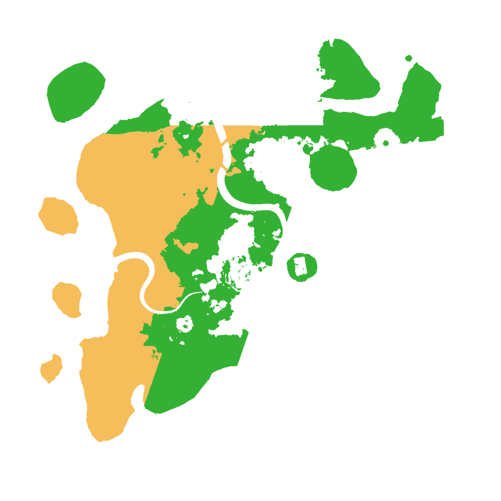 Biome Rust Map: Procedural Map, Size: 3000, Seed: 23925