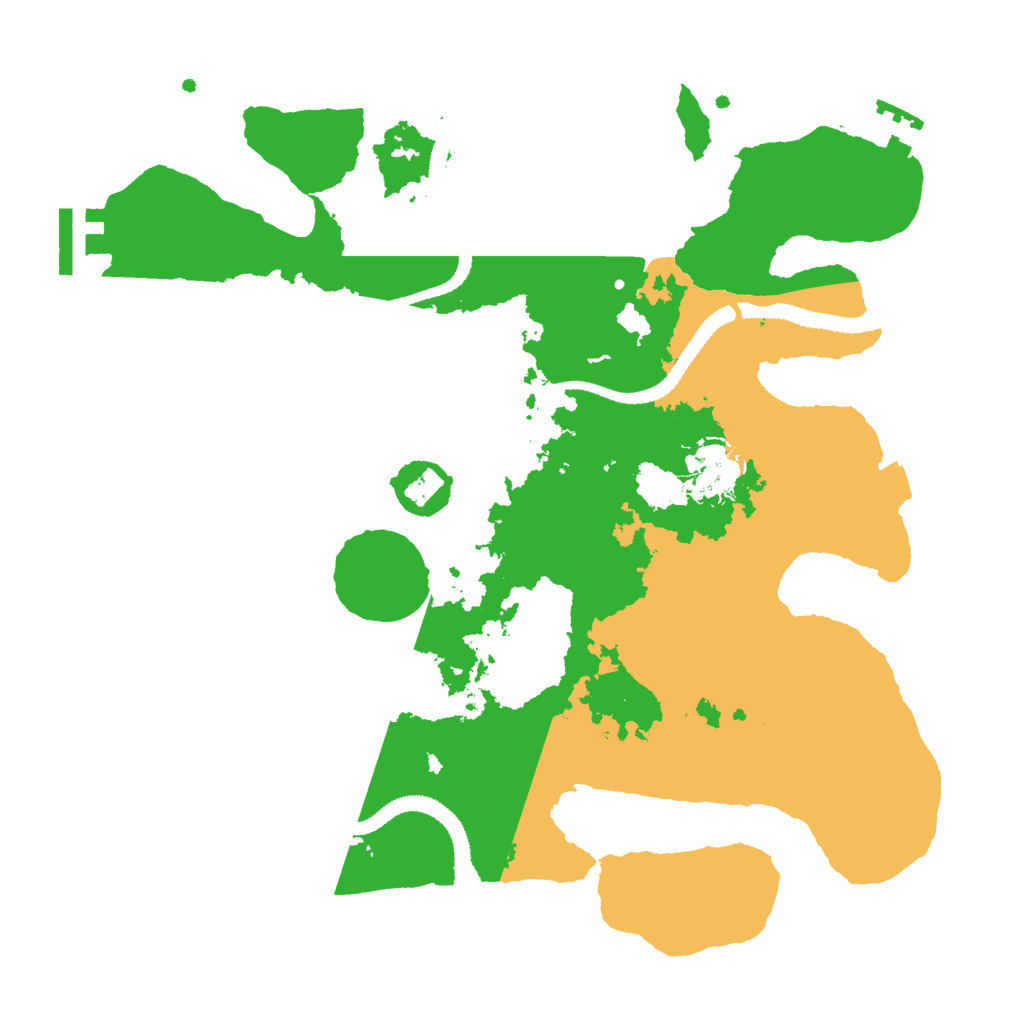 Biome Rust Map: Procedural Map, Size: 3000, Seed: 115869894