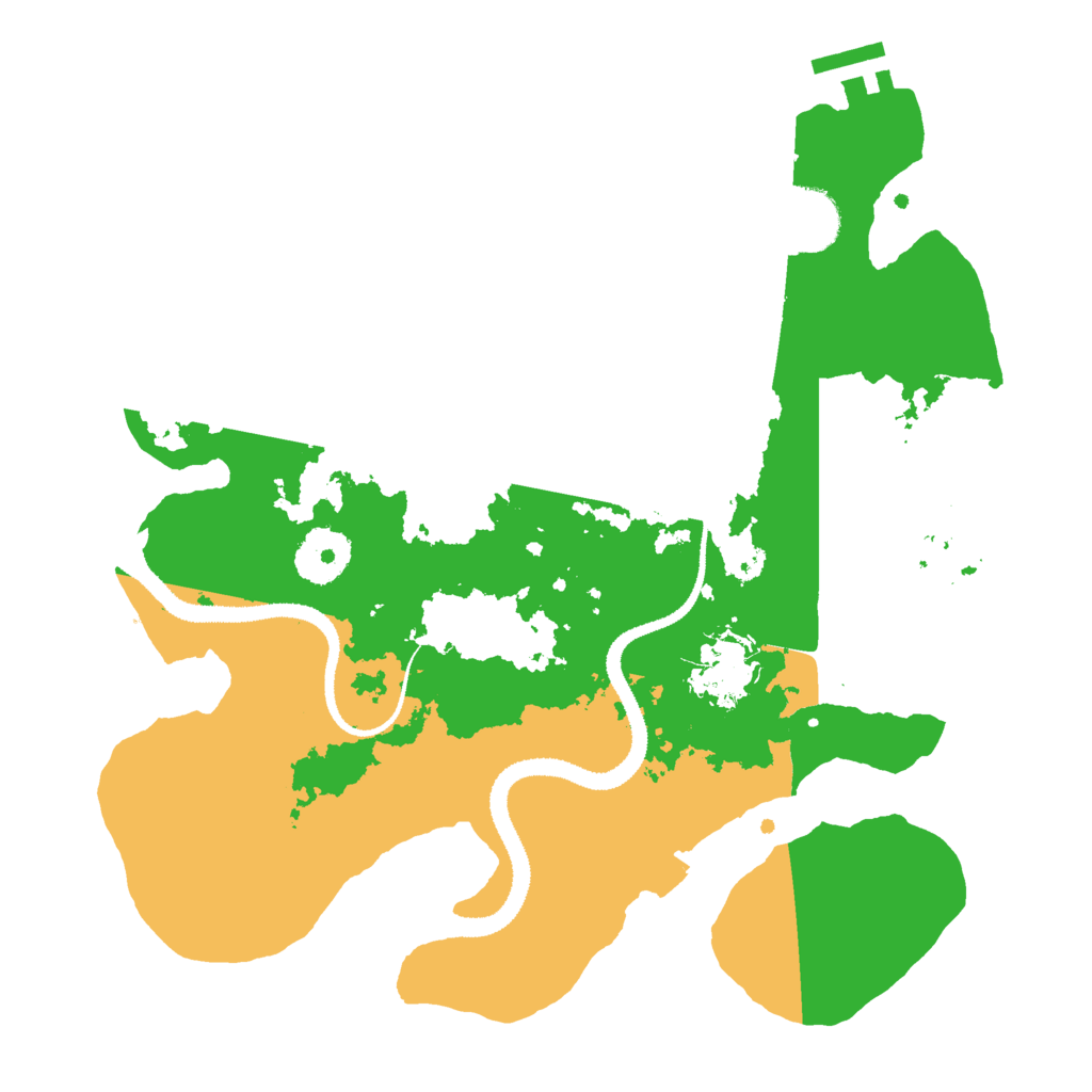 Biome Rust Map: Procedural Map, Size: 3000, Seed: 52747
