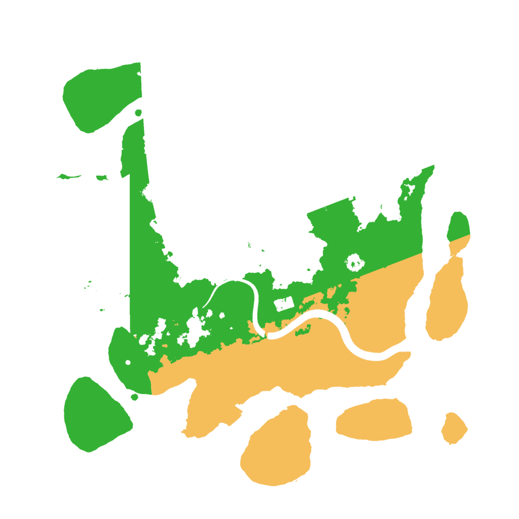 Biome Rust Map: Procedural Map, Size: 3000, Seed: 1409589918