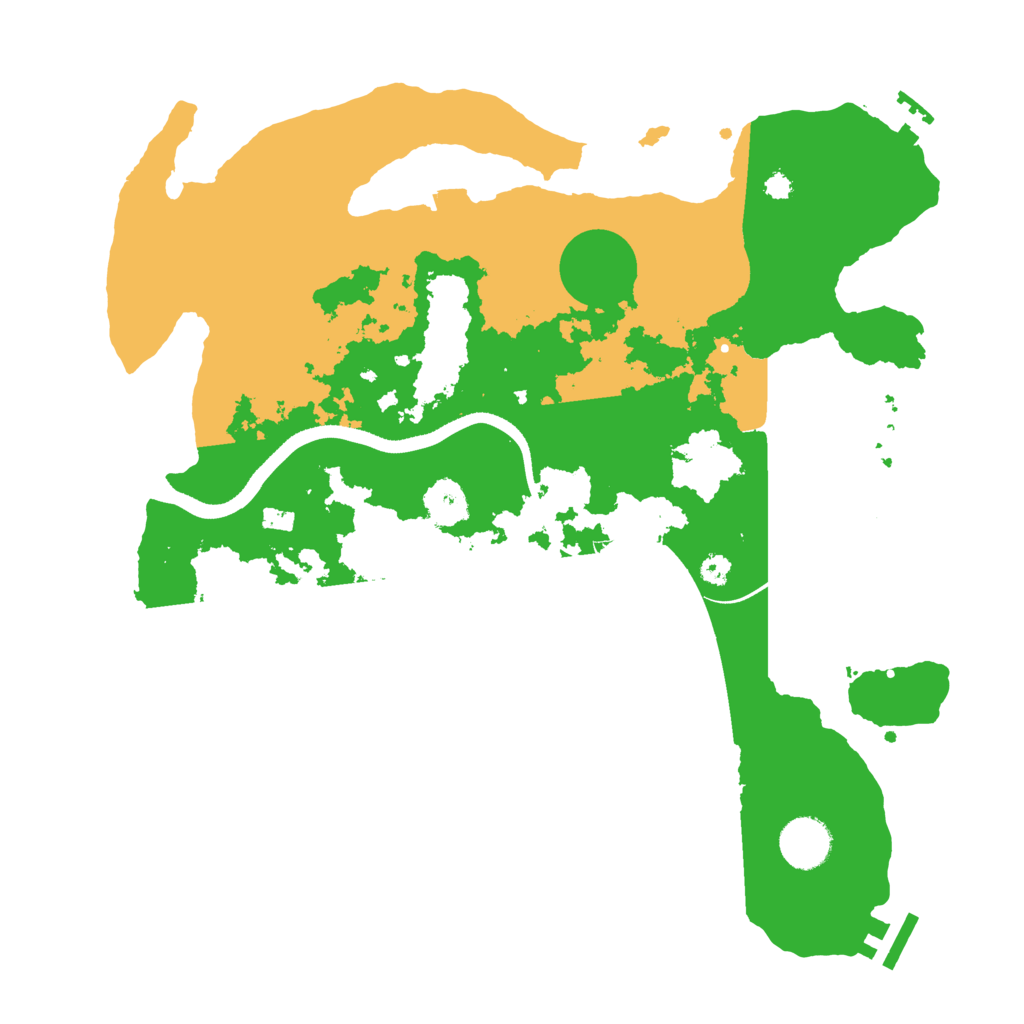Biome Rust Map: Procedural Map, Size: 3500, Seed: 942019865