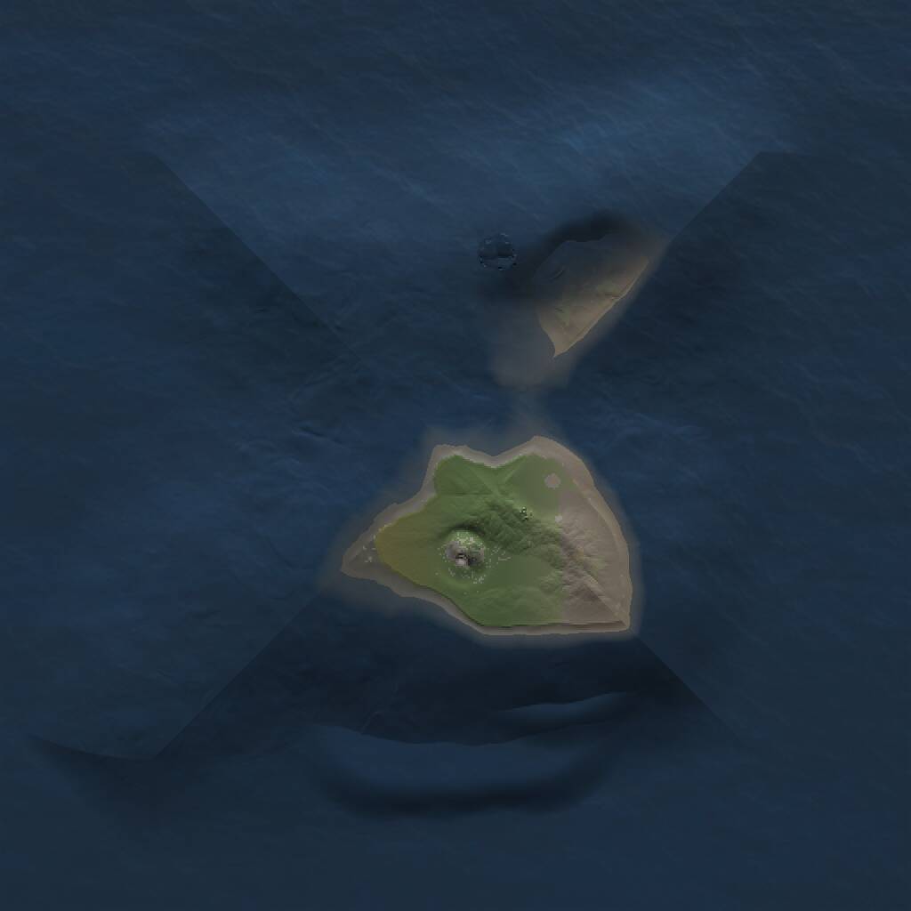 Rust Map: Procedural Map, Size: 1000, Seed: 2139119208, 1 Monuments