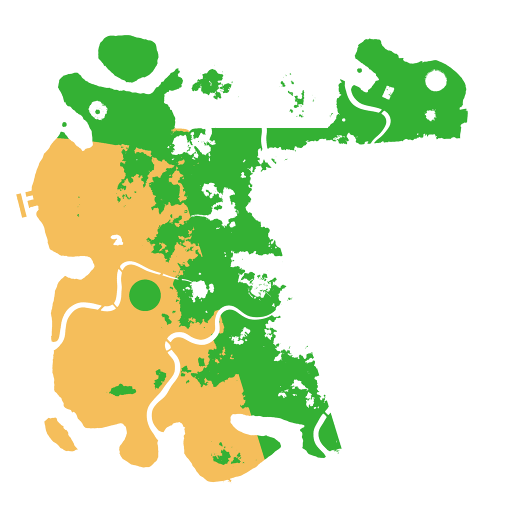 Biome Rust Map: Procedural Map, Size: 4300, Seed: 1283703898