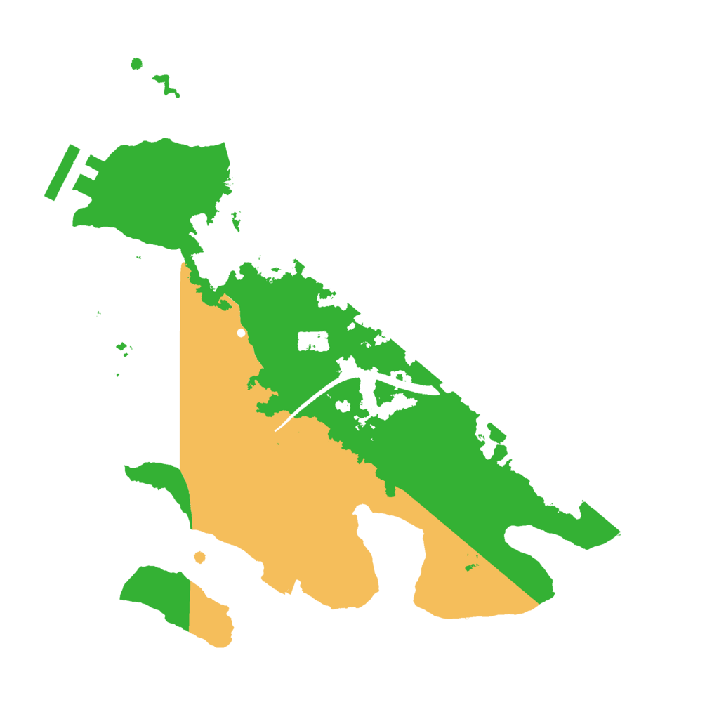 Biome Rust Map: Procedural Map, Size: 2500, Seed: 11623