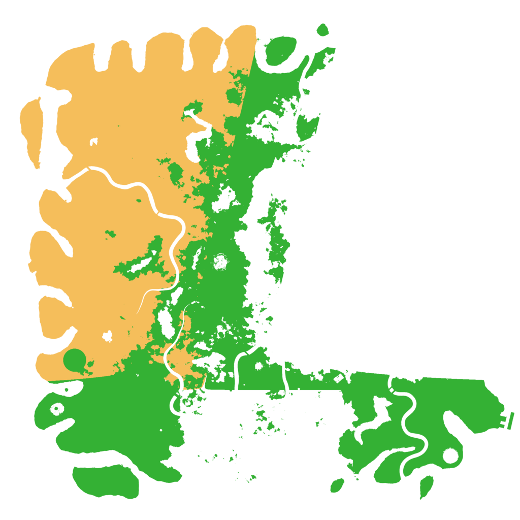 Biome Rust Map: Procedural Map, Size: 6000, Seed: 683060815