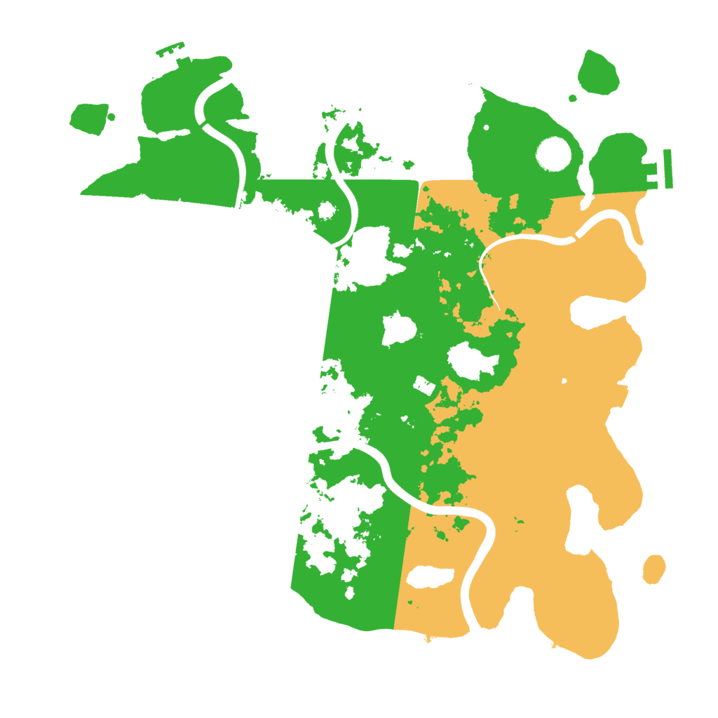 Biome Rust Map: Procedural Map, Size: 3700, Seed: 1634538389