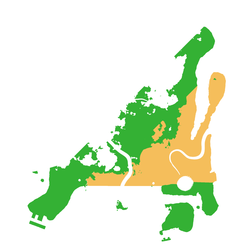 Biome Rust Map: Procedural Map, Size: 3000, Seed: 1221784062