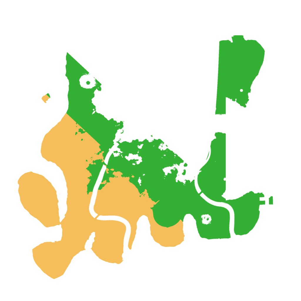 Biome Rust Map: Procedural Map, Size: 3000, Seed: 9821347
