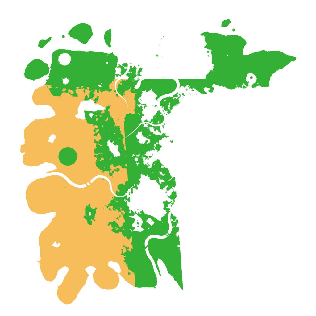 Biome Rust Map: Procedural Map, Size: 4500, Seed: 1569198474
