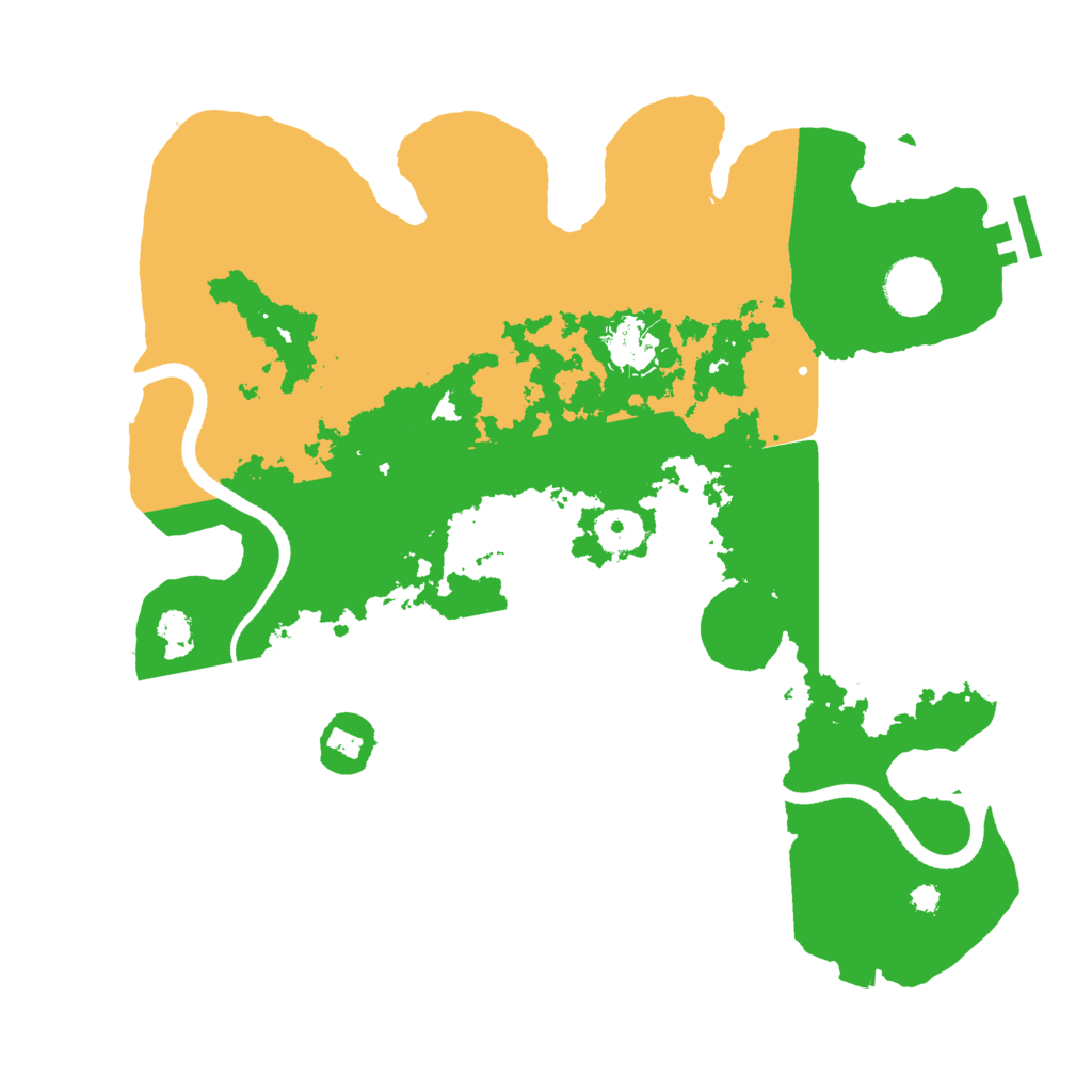 Biome Rust Map: Procedural Map, Size: 3500, Seed: 1011609107
