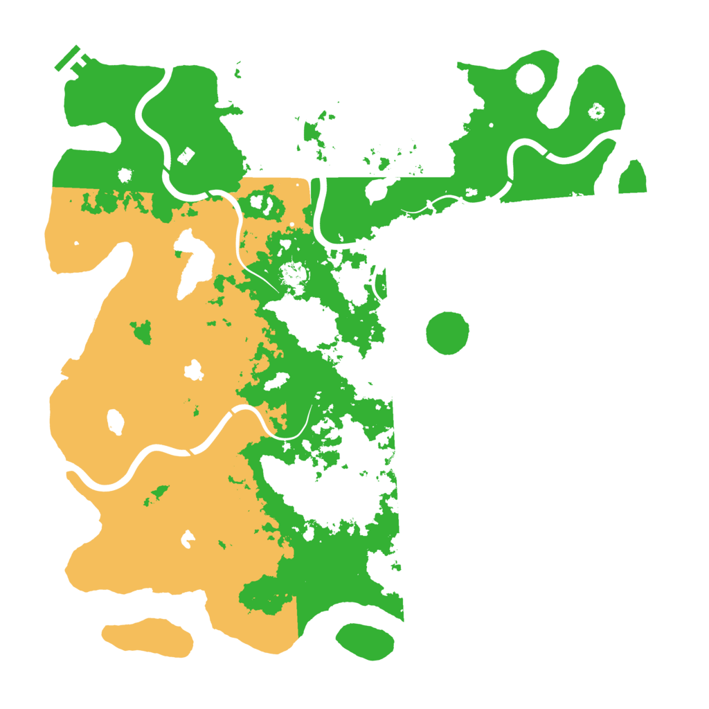 Biome Rust Map: Procedural Map, Size: 4500, Seed: 2040940222