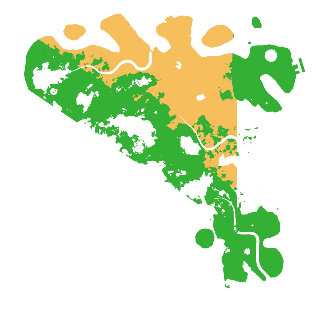 Biome Rust Map: Procedural Map, Size: 4500, Seed: 1157105761