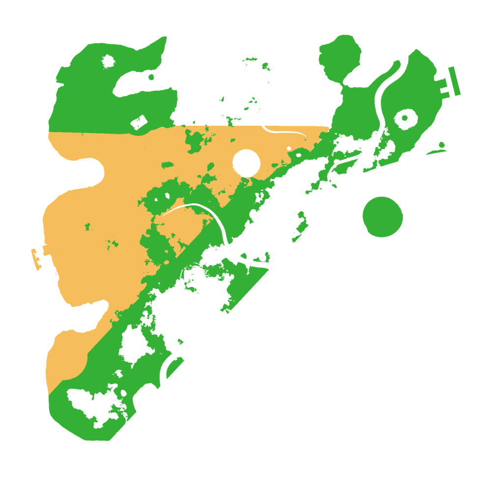 Biome Rust Map: Procedural Map, Size: 3500, Seed: 1965217148