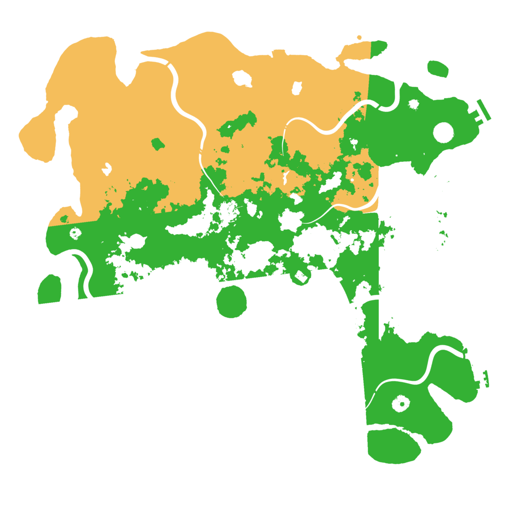 Biome Rust Map: Procedural Map, Size: 4500, Seed: 7598210