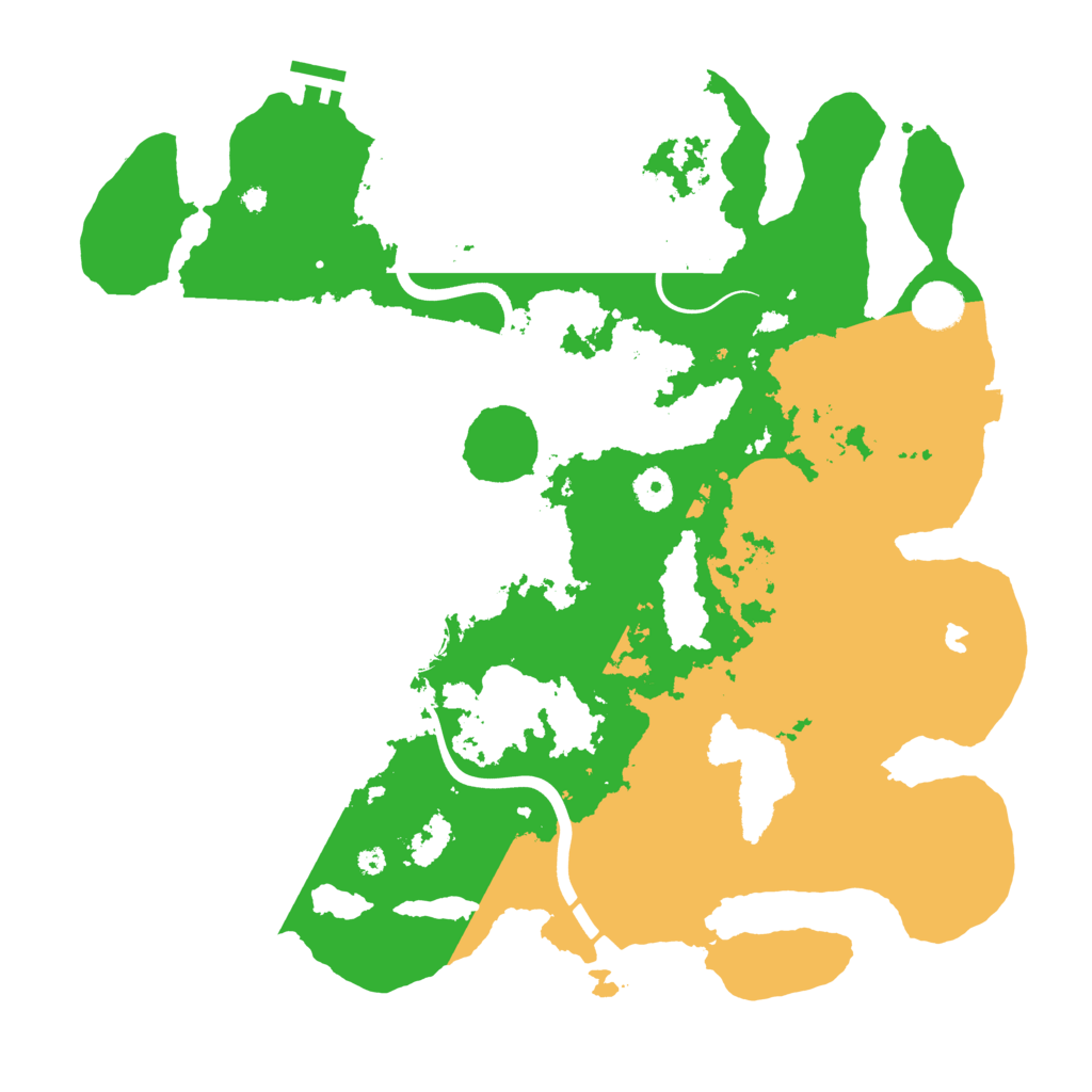 Biome Rust Map: Procedural Map, Size: 4000, Seed: 1934985574
