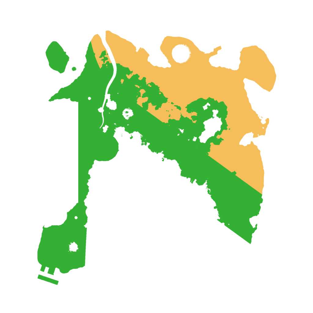Biome Rust Map: Procedural Map, Size: 3000, Seed: 668017202