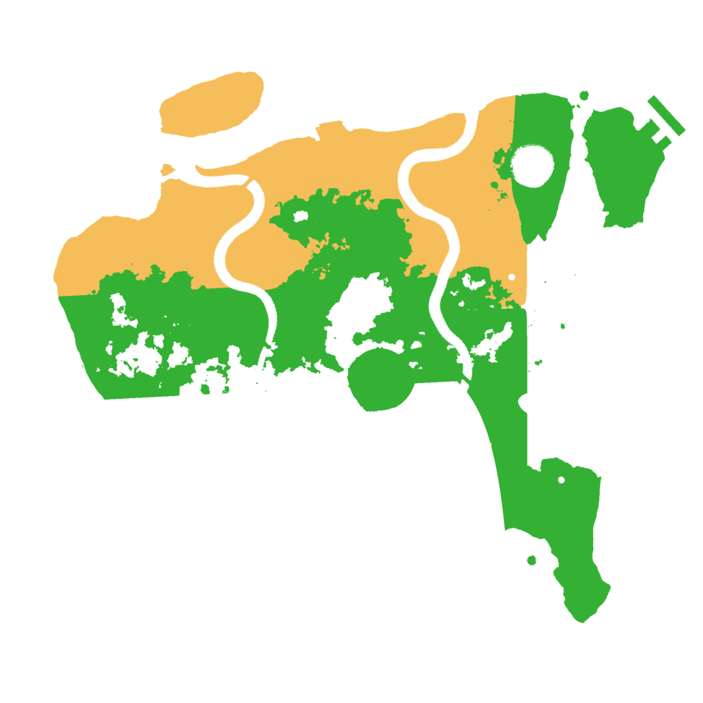 Biome Rust Map: Procedural Map, Size: 3000, Seed: 1529605105