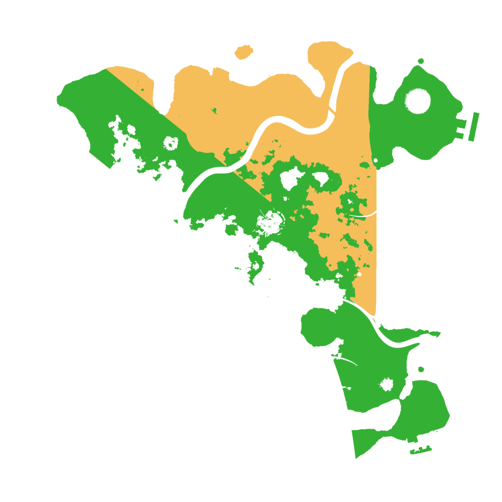 Biome Rust Map: Procedural Map, Size: 3500, Seed: 514657688