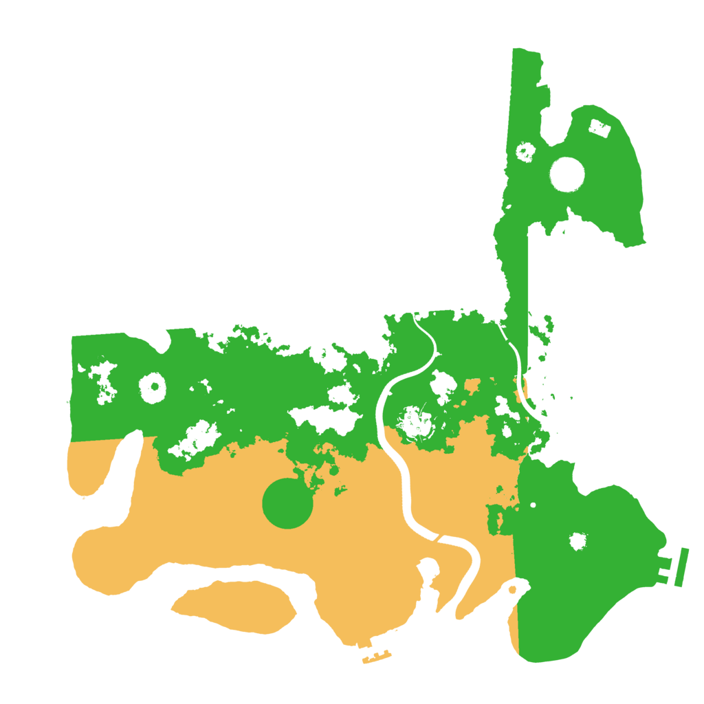 Biome Rust Map: Procedural Map, Size: 3650, Seed: 1625605340