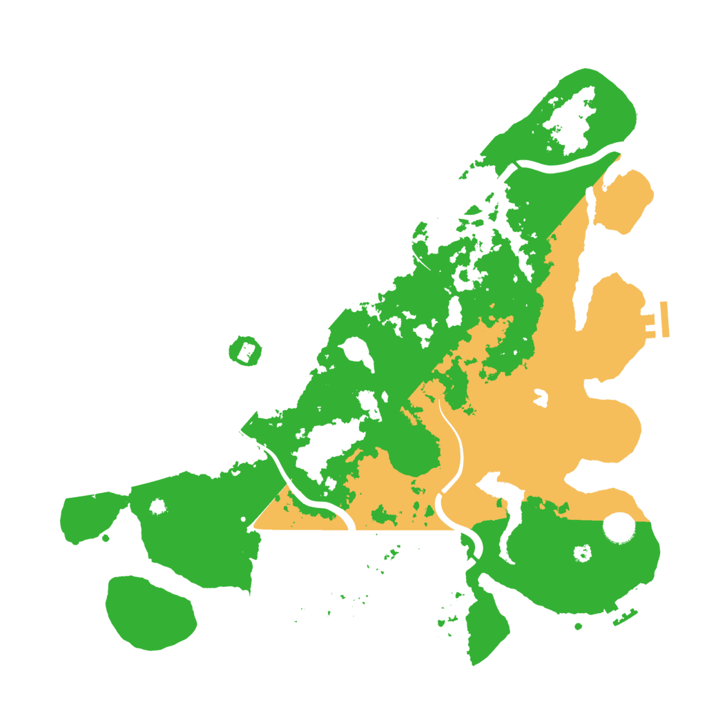 Biome Rust Map: Procedural Map, Size: 4000, Seed: 137183985
