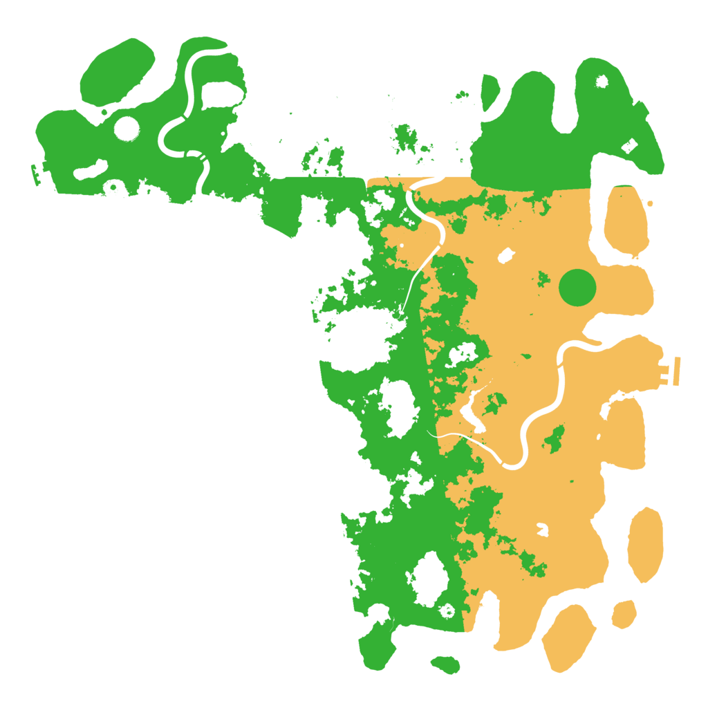 Biome Rust Map: Procedural Map, Size: 5000, Seed: 940493057