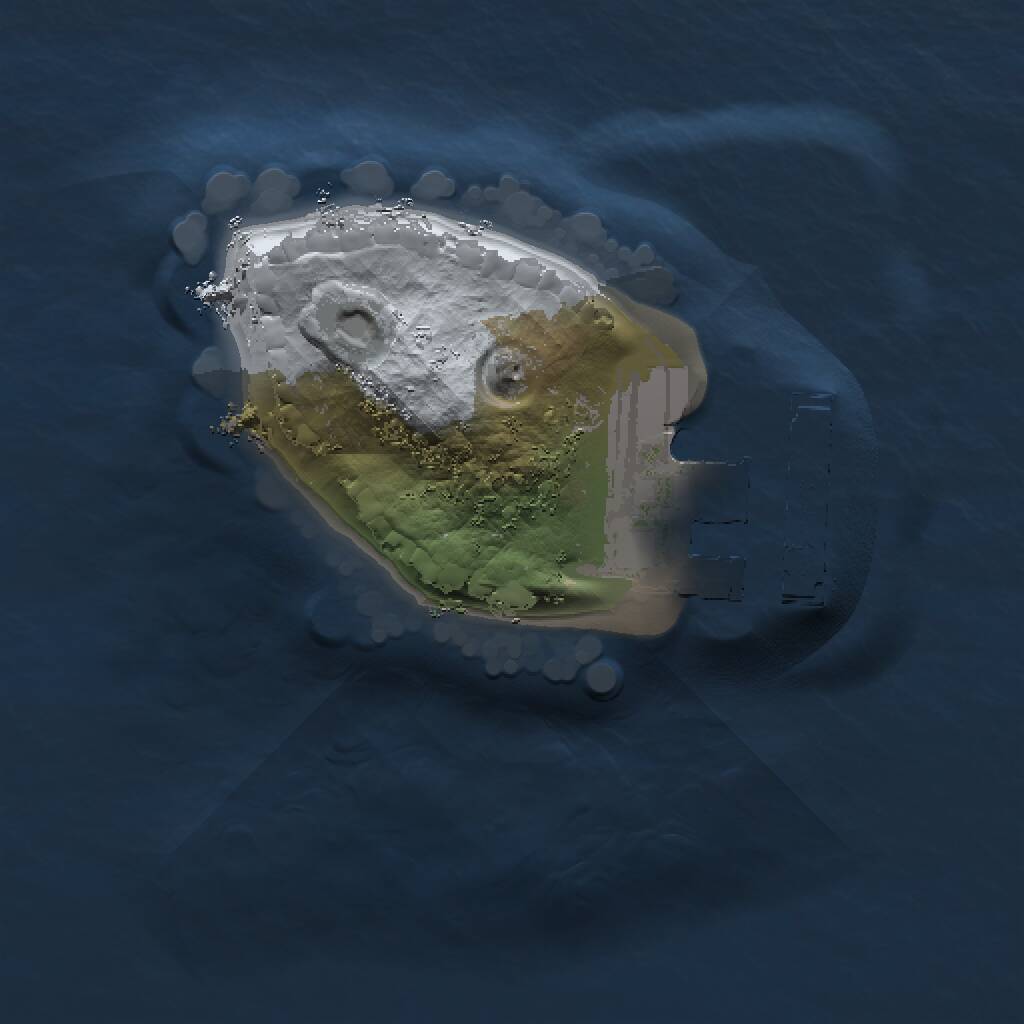 Rust Map: Procedural Map, Size: 1000, Seed: 1380533782, 2 Monuments
