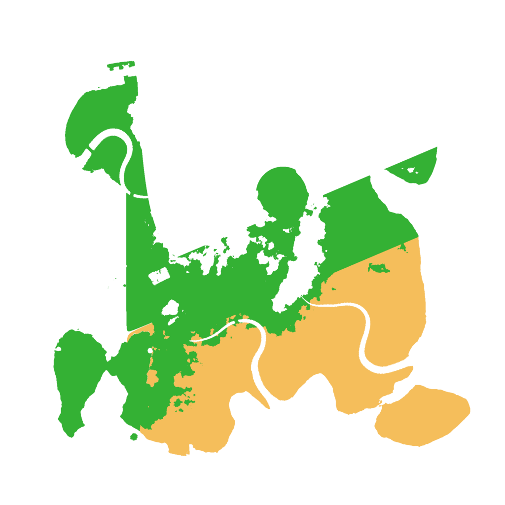 Biome Rust Map: Procedural Map, Size: 2800, Seed: 1319476367