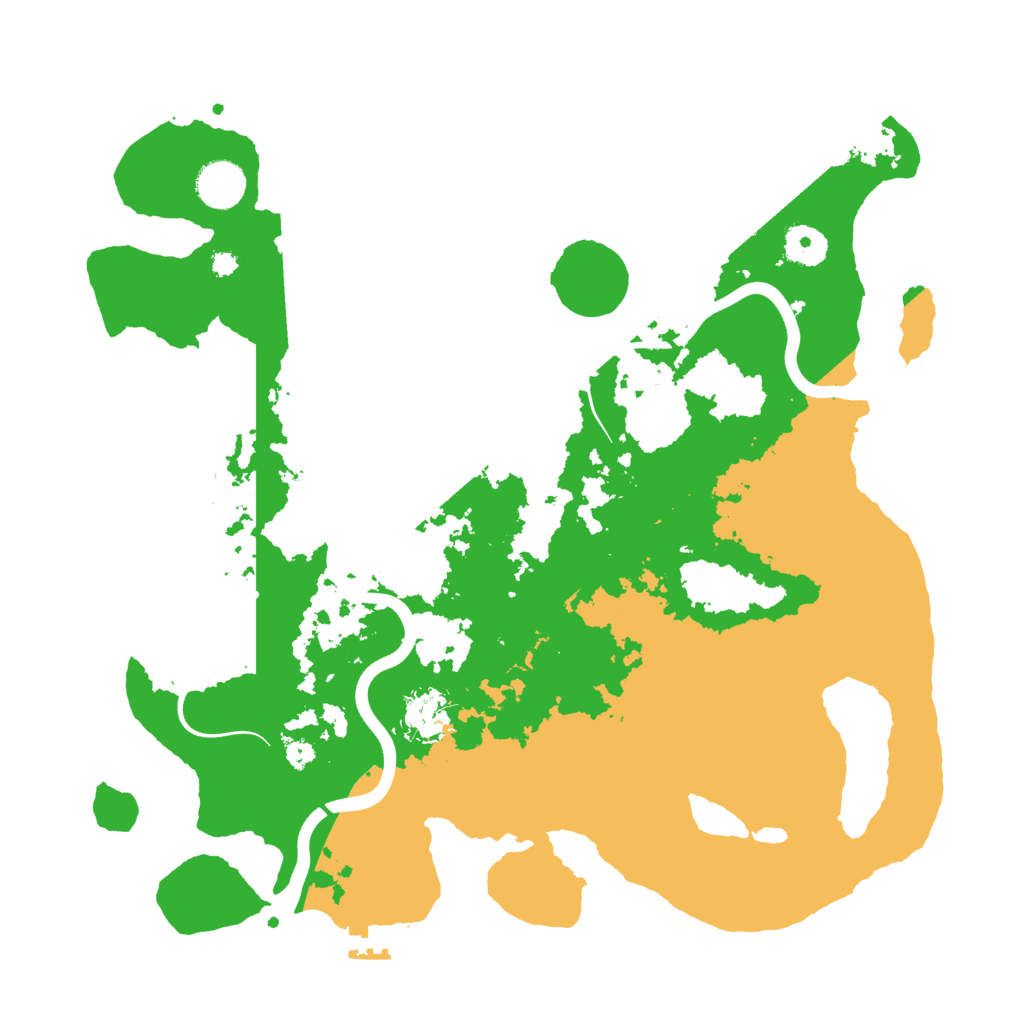 Biome Rust Map: Procedural Map, Size: 3700, Seed: 936627891