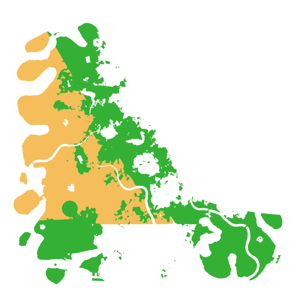 Biome Rust Map: Procedural Map, Size: 5000, Seed: 310400465