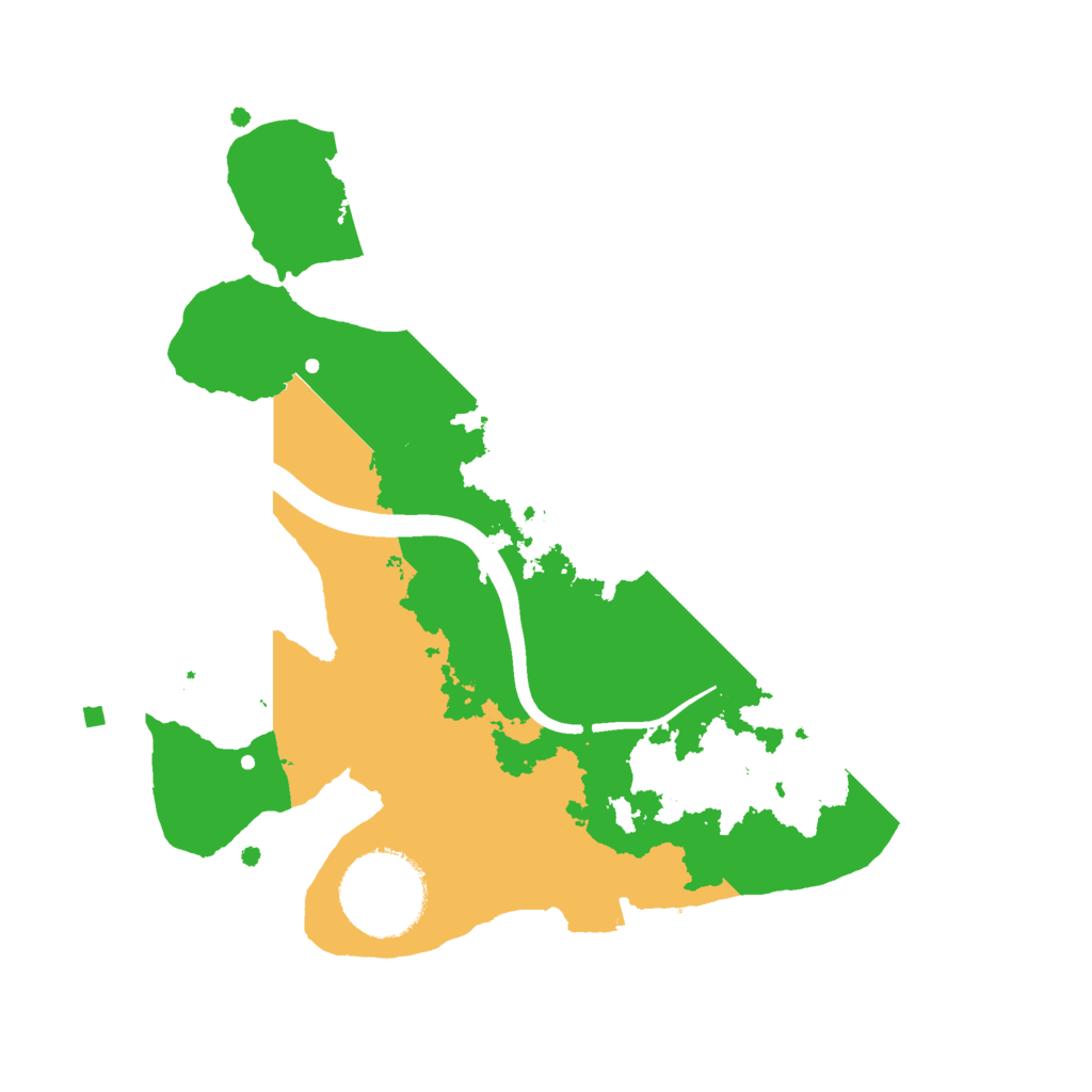 Biome Rust Map: Procedural Map, Size: 2250, Seed: 2107879679