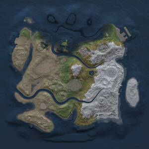 Thumbnail Rust Map: Procedural Map, Size: 2800, Seed: 395627520, 8 Monuments