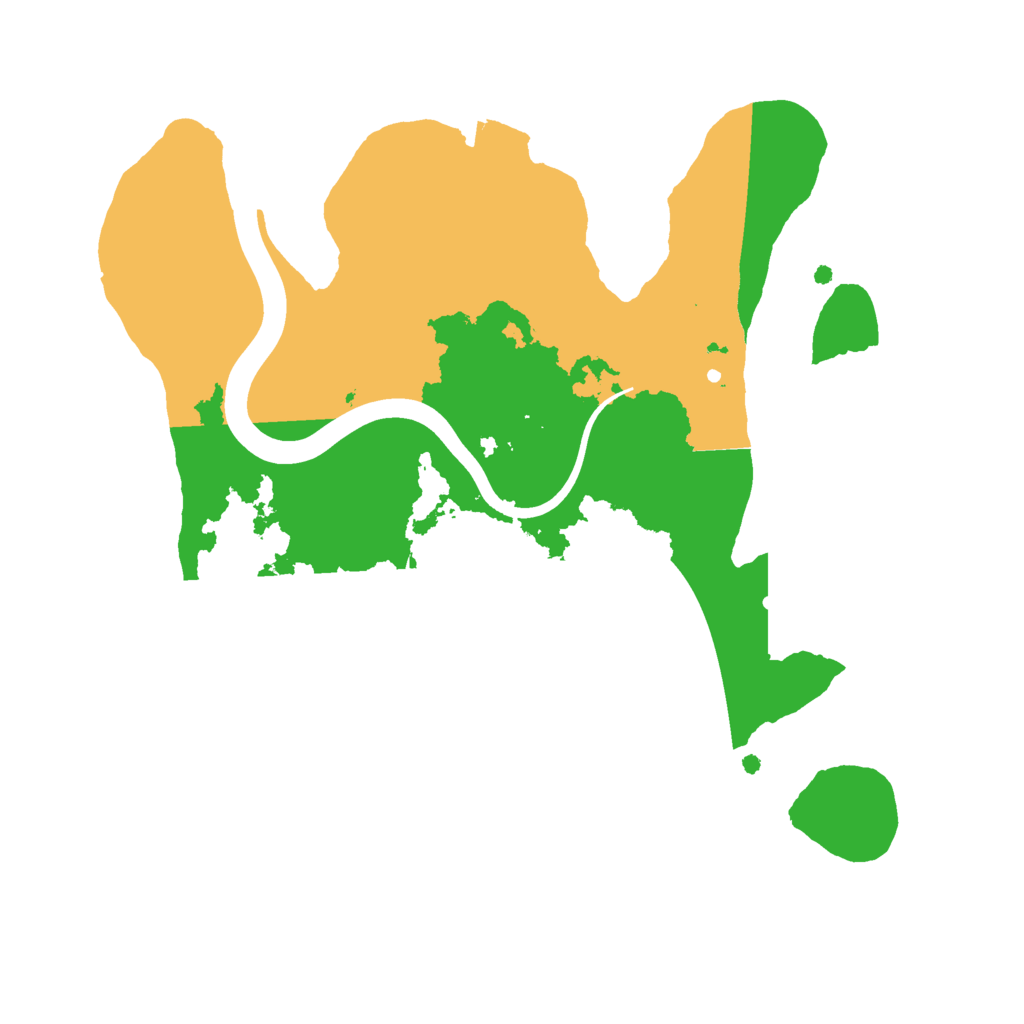 Biome Rust Map: Procedural Map, Size: 2200, Seed: 1784831793