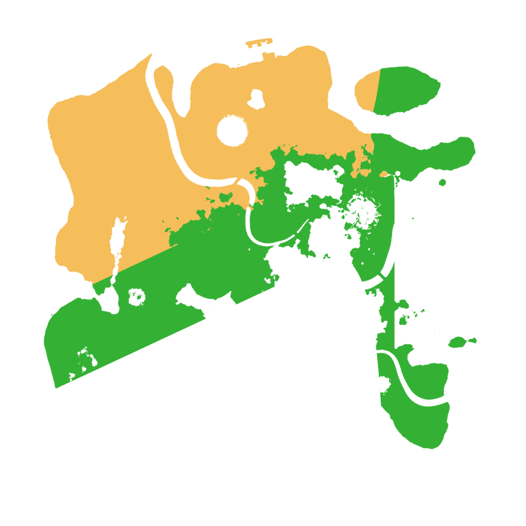 Biome Rust Map: Procedural Map, Size: 3000, Seed: 295585548