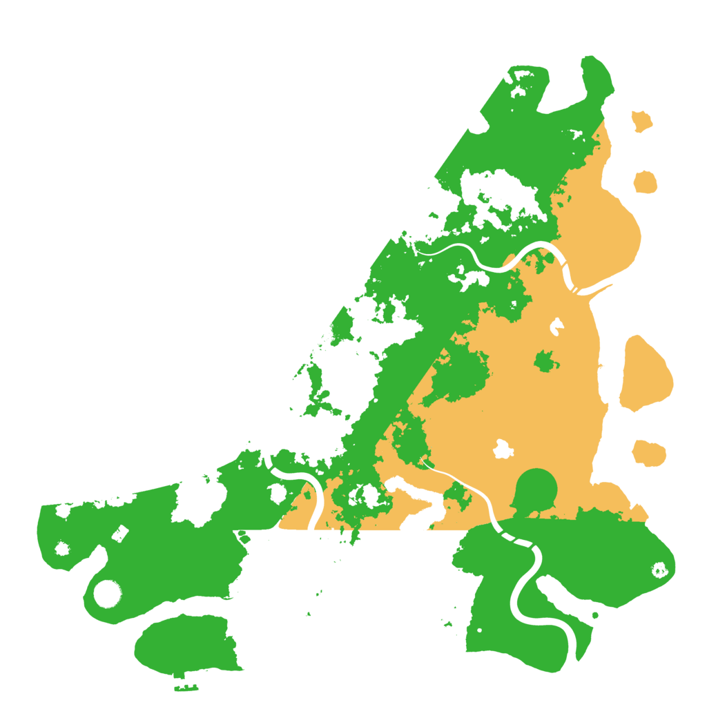 Biome Rust Map: Procedural Map, Size: 4500, Seed: 2018749588