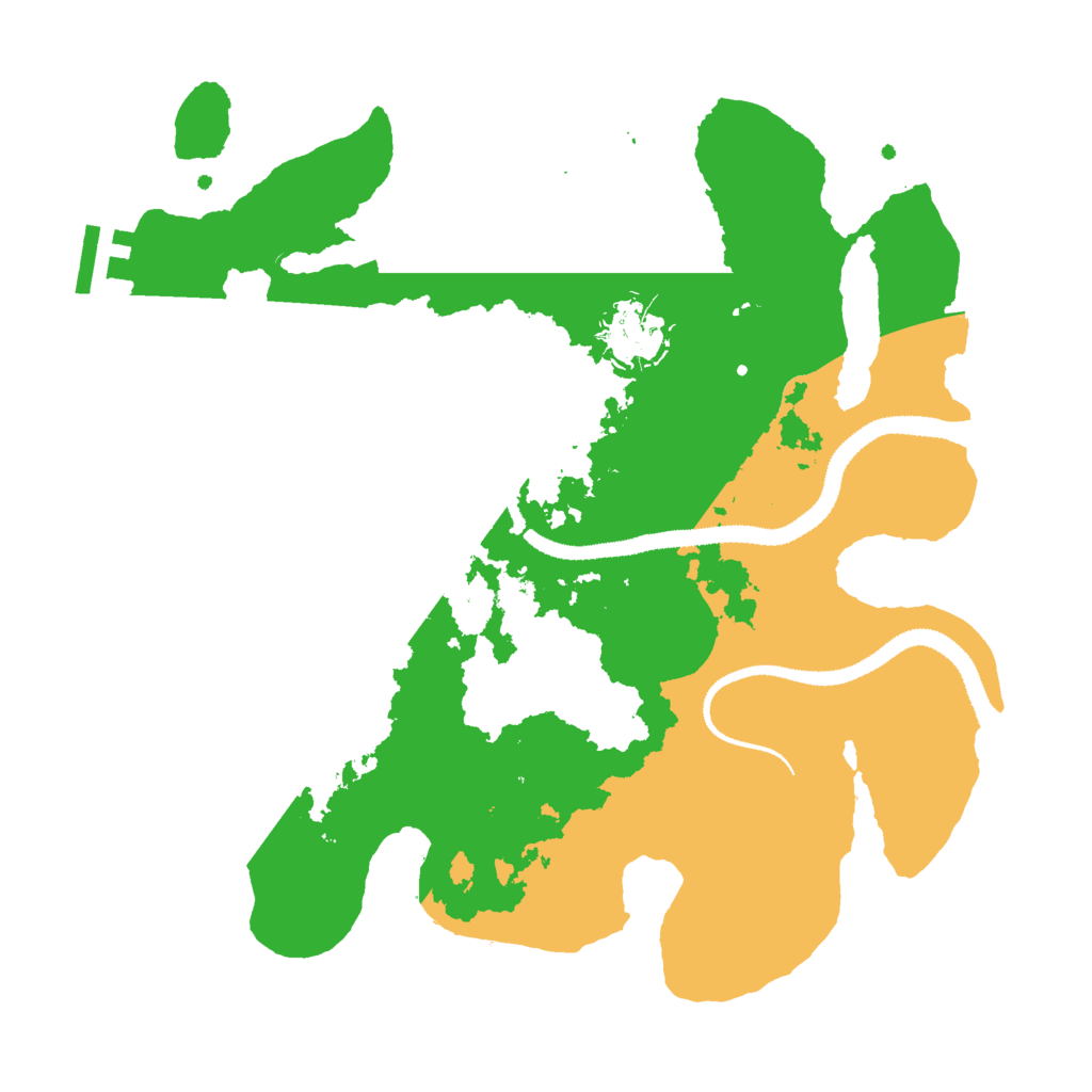 Biome Rust Map: Procedural Map, Size: 3000, Seed: 1791897895