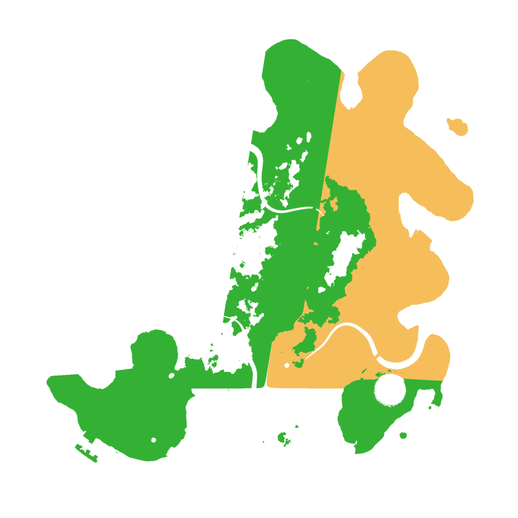 Biome Rust Map: Procedural Map, Size: 3000, Seed: 29235