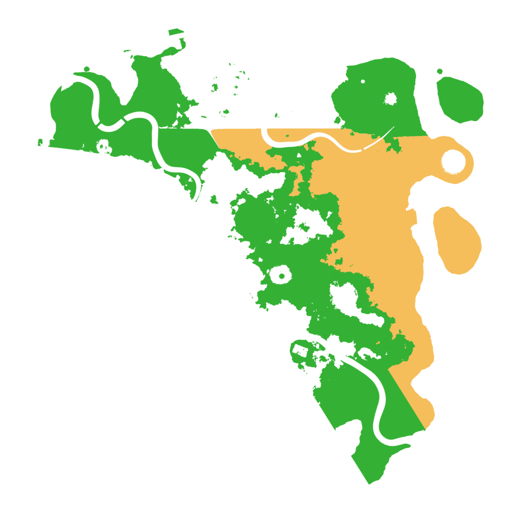 Biome Rust Map: Procedural Map, Size: 3750, Seed: 1358086223