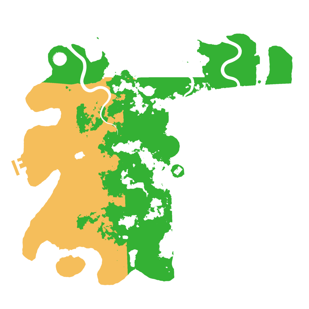 Biome Rust Map: Procedural Map, Size: 4000, Seed: 3100357