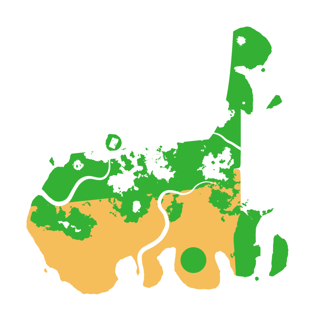 Biome Rust Map: Procedural Map, Size: 3300, Seed: 11124