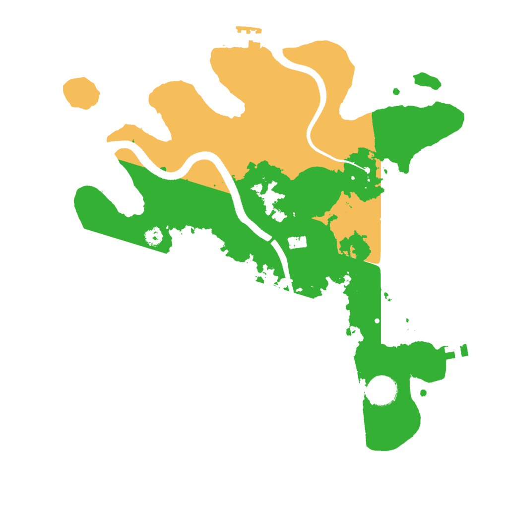 Biome Rust Map: Procedural Map, Size: 3000, Seed: 1322582586