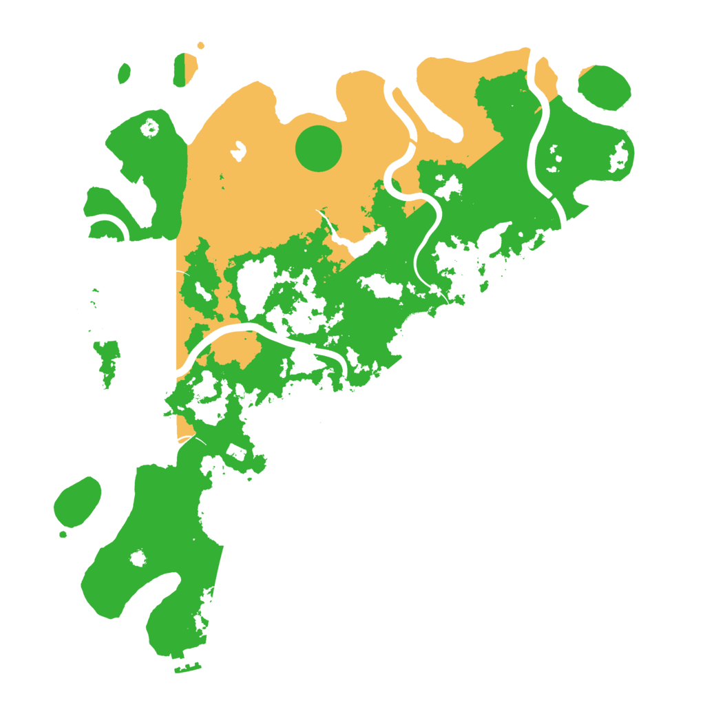 Biome Rust Map: Procedural Map, Size: 4000, Seed: 164578