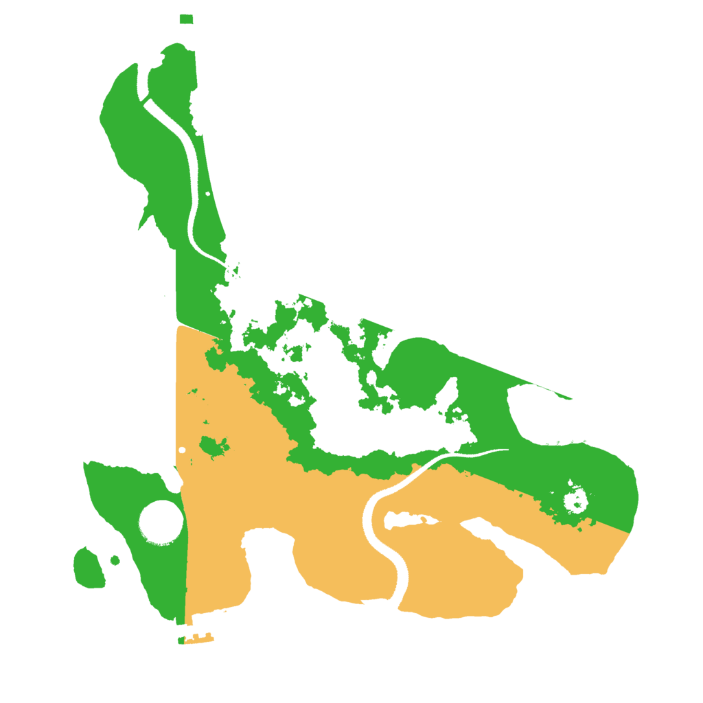 Biome Rust Map: Procedural Map, Size: 3000, Seed: 98716