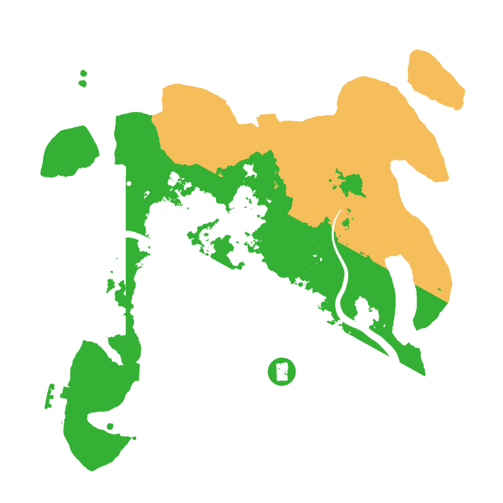 Biome Rust Map: Procedural Map, Size: 3000, Seed: 7328014