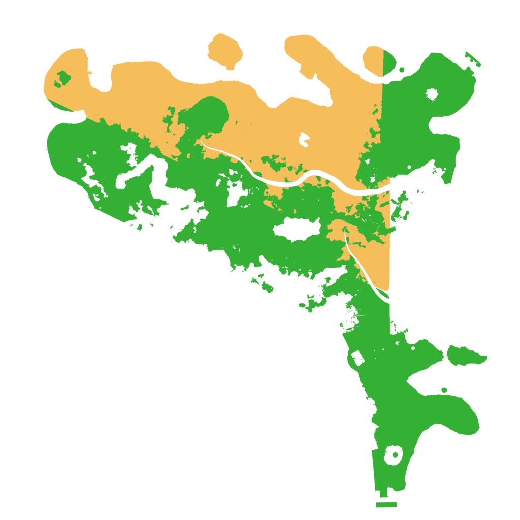 Biome Rust Map: Procedural Map, Size: 4000, Seed: 1393794668