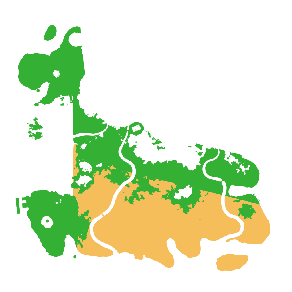 Biome Rust Map: Procedural Map, Size: 3750, Seed: 70771470