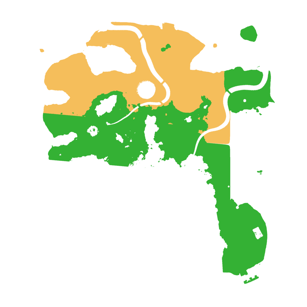 Biome Rust Map: Procedural Map, Size: 3000, Seed: 17953
