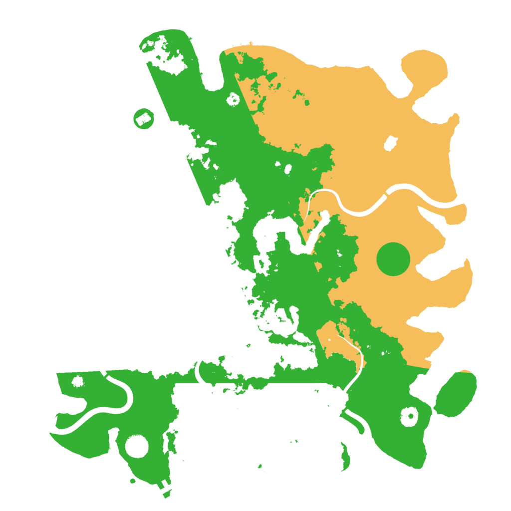 Biome Rust Map: Procedural Map, Size: 4000, Seed: 619191274