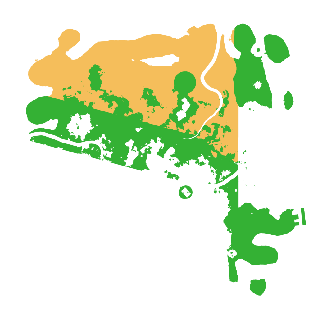 Biome Rust Map: Procedural Map, Size: 3800, Seed: 650789
