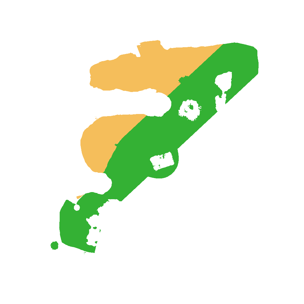 Biome Rust Map: Procedural Map, Size: 1500, Seed: 485281377